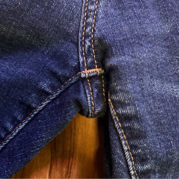 Men's Blue Jeans Abercrombie and Fitch 31 30 straight stretch - Picture 4 of 7